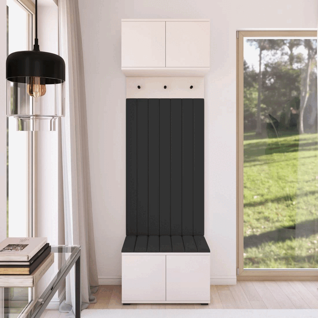 Předsíňová stěna Emi 21 - bílá