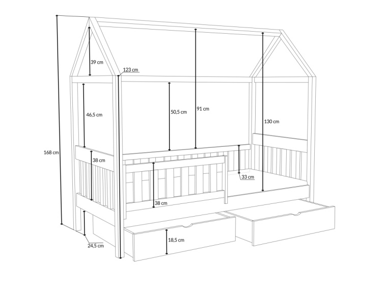 Patrová postel Aurelia