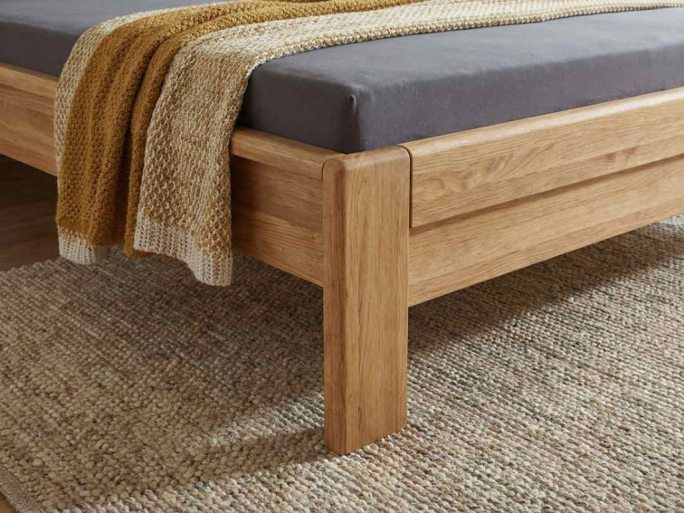 Dubová zvýšená manželská postel Dubai Supra 180x200