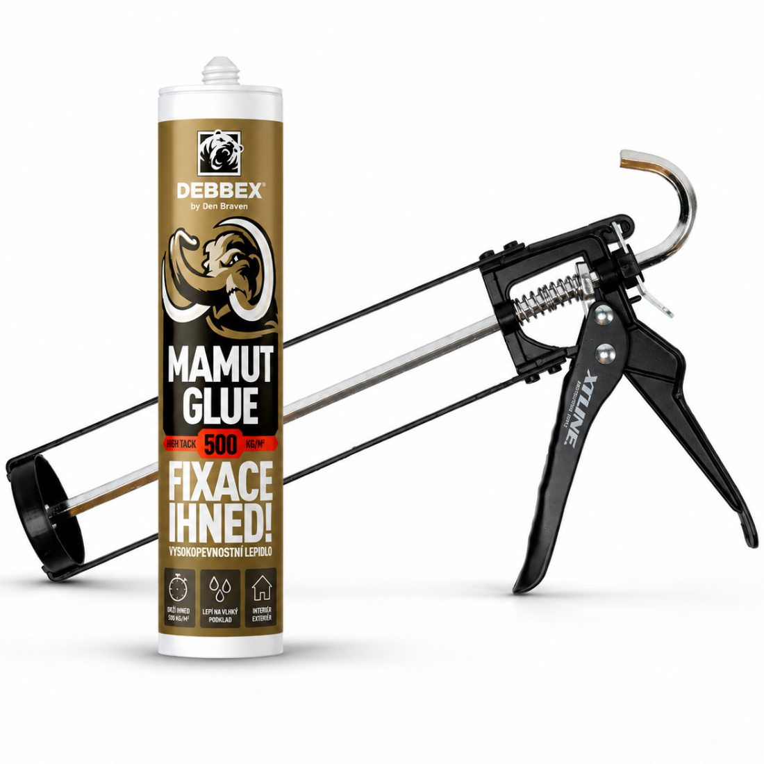 Mamut Glue High tack 290 ml + aplikační pistole XT-line