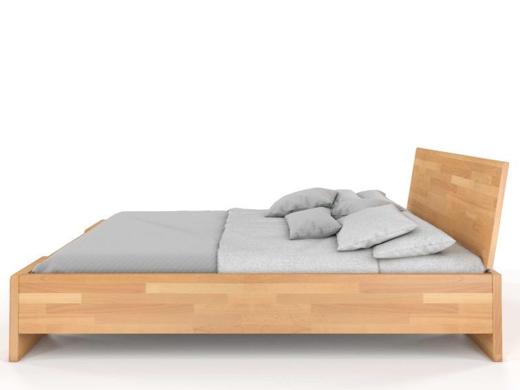 Prodloužená buková postel z masivu Hessler
