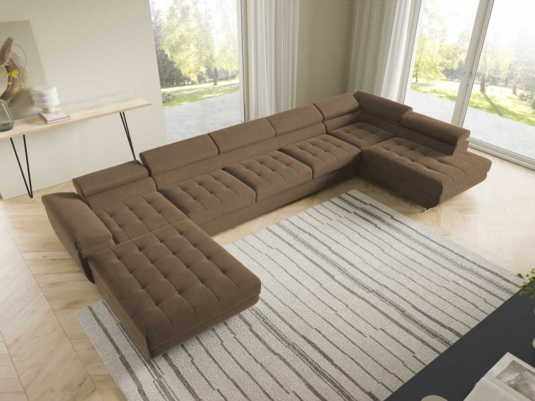 Rozkládací sedací souprava do U Monza XL - Monolith 09