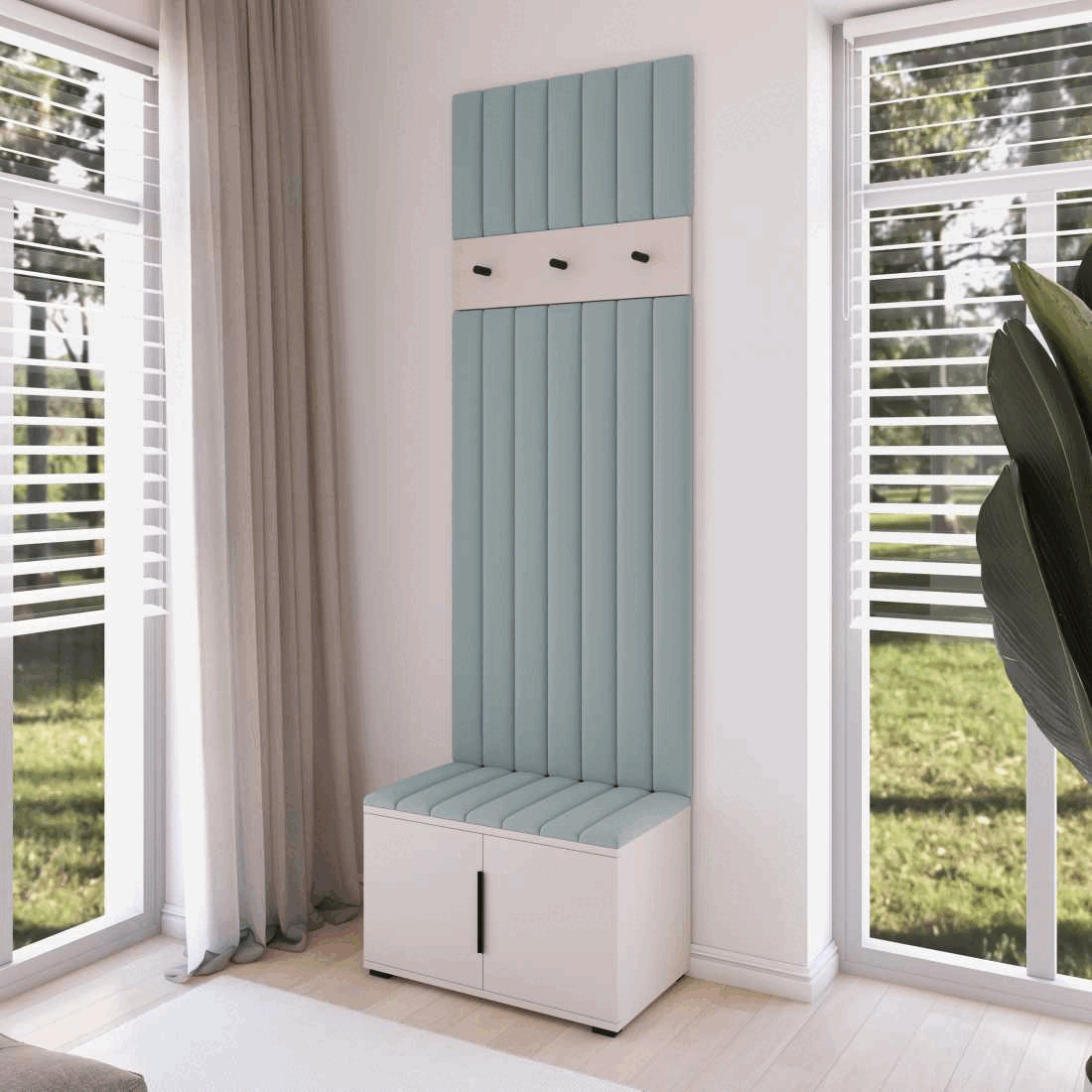 Předsíňová stěna Emi 21 - bílá