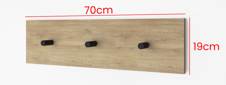 Předsíňová stěna Bello 4 - 2cm nožky, zrcadlo