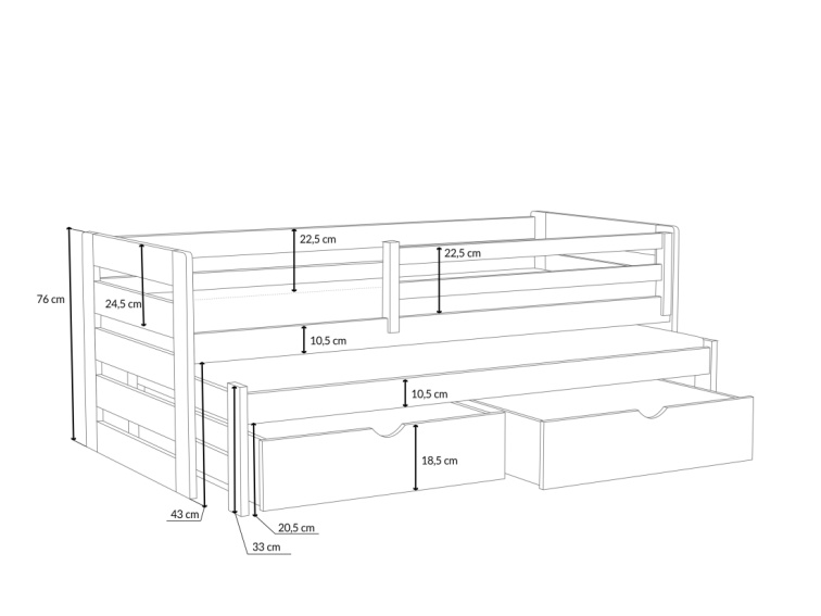 Patrová postel Aurelia