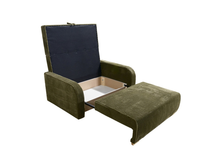 Malá rozkládací pohovka Lili 2 - Tmavě šedá 95