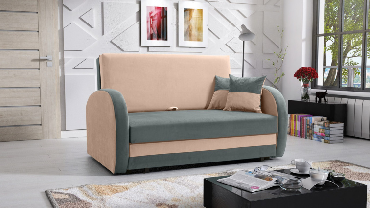 Rozkládací pohovka Tola 2 - béžová/šedá