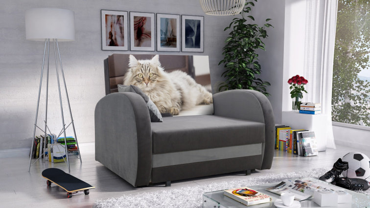 Dětská rozkládací pohovka Tola - Kočka