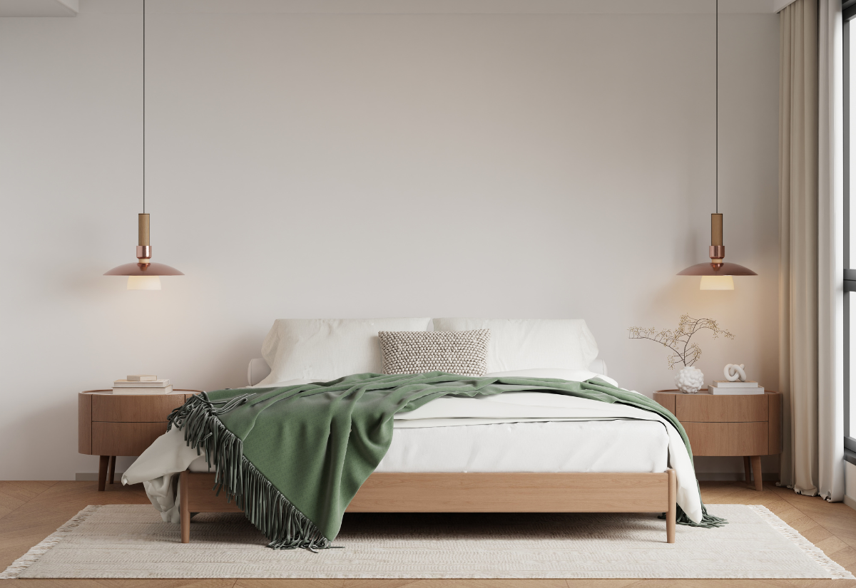 Barvy a masivní nábytek: Jak je sladit v moderní ložnici