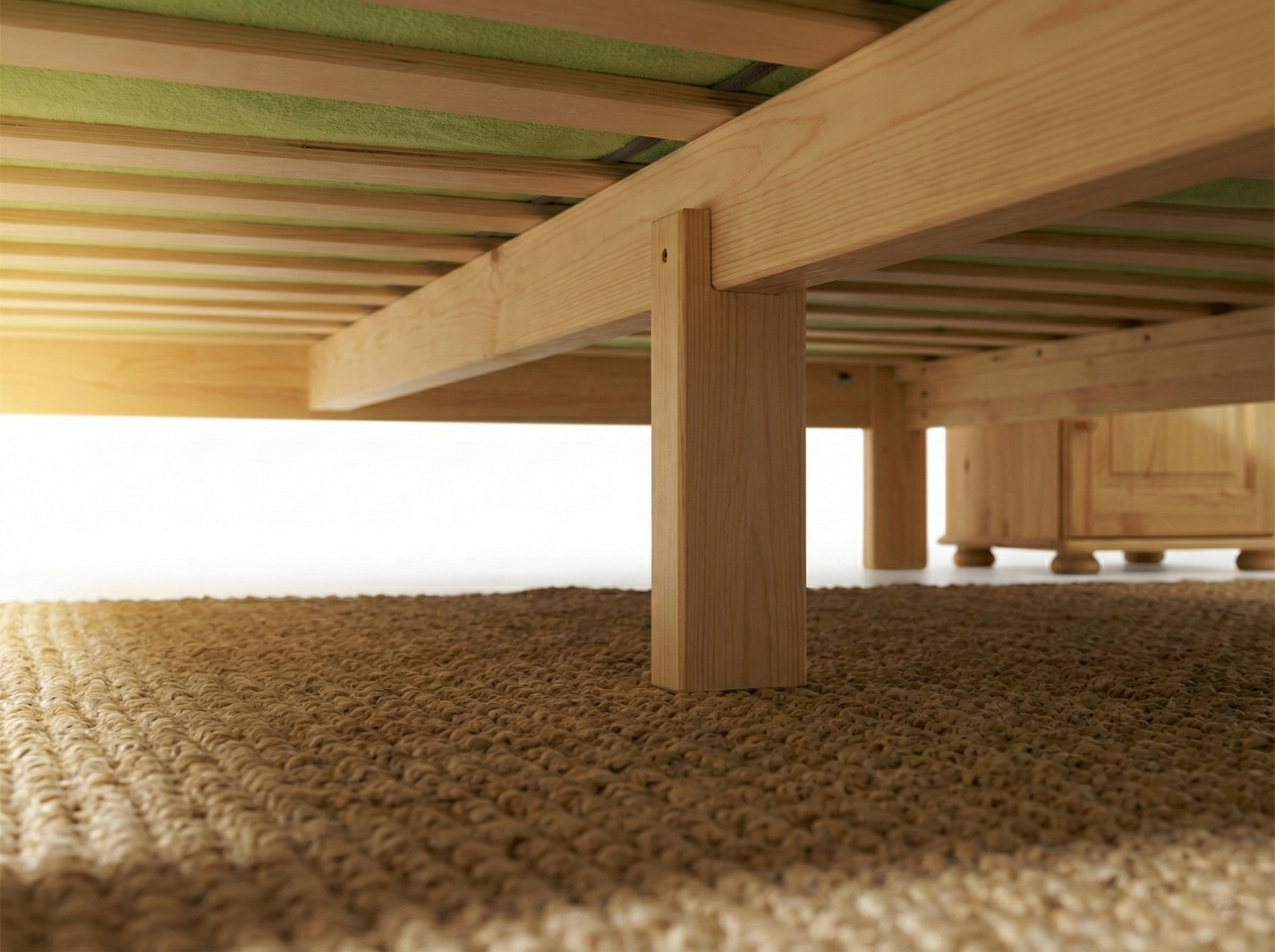 Manželská postel Kony - masiv borovice