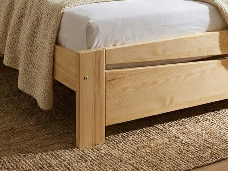 Manželská postel TK 03 - masiv borovice