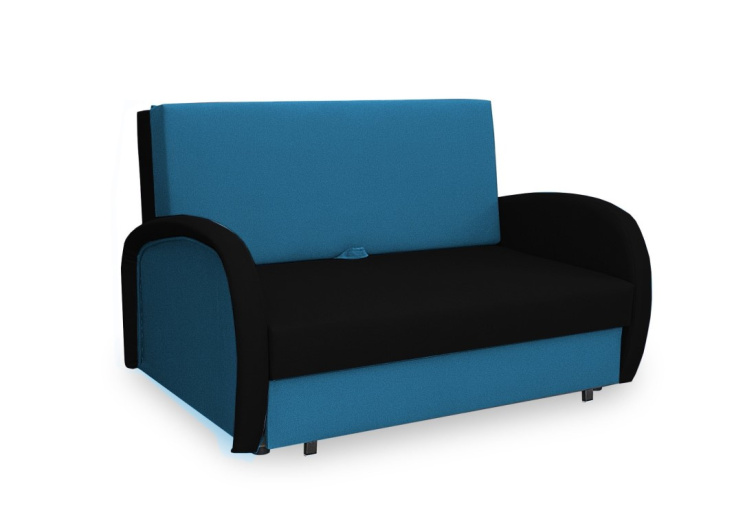 Rozkládací pohovka Zuza 2 - modro/černá