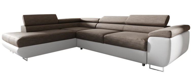 Sedací souprava Isabella - Berlin 03/Eko kůže bílá