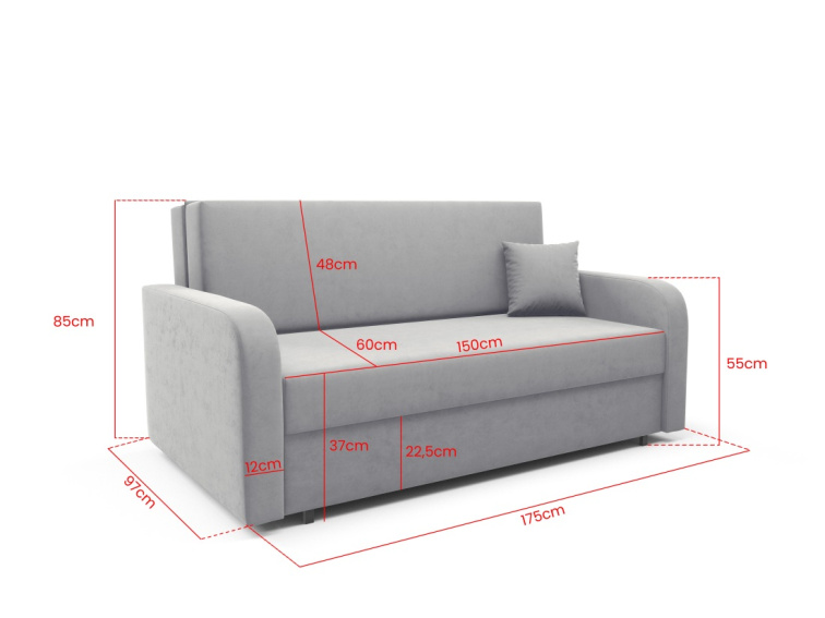 Rozkládací pohovka Fady 4 - Kronos 53