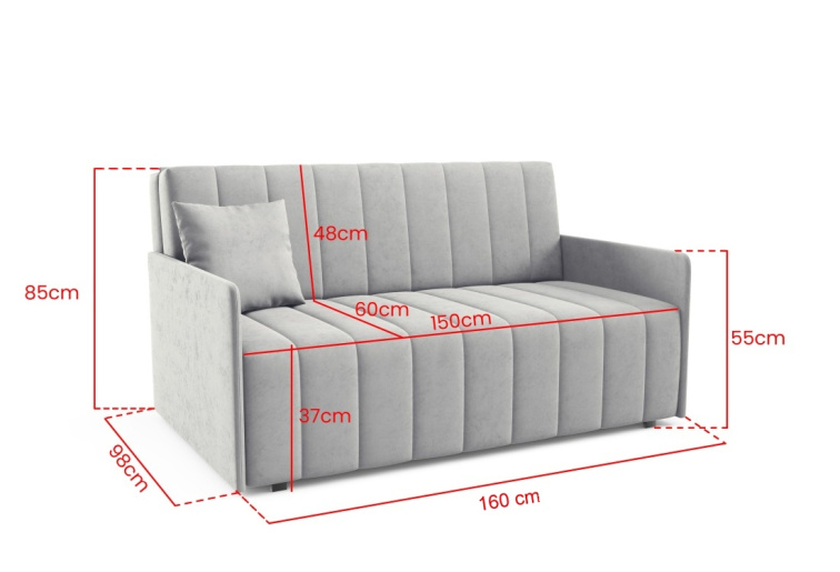 Rozkládací pohovka Norm 4 - Kronos 53