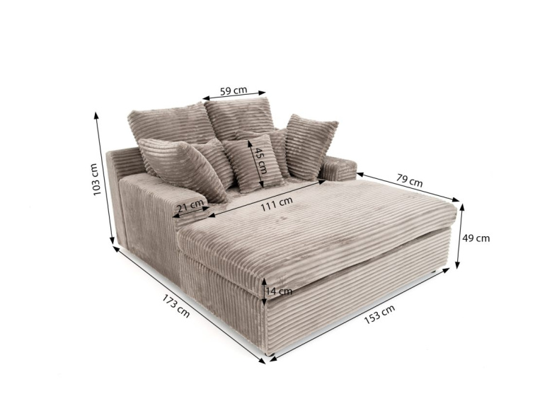 Pohovka/lenoška Lazy one - Zelená 37