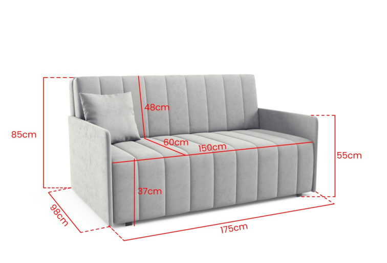 Rozkládací pohovka Norm 4 - Kronos 46