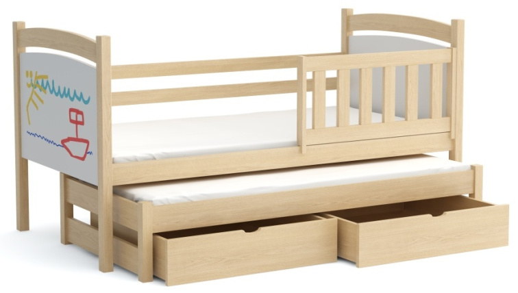Dětská postel s přistýlkou Sandra