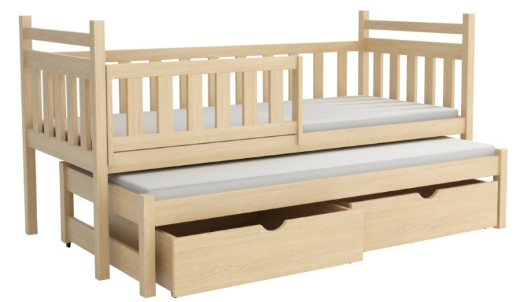 Dětská postel s přistýlkou Puchatek