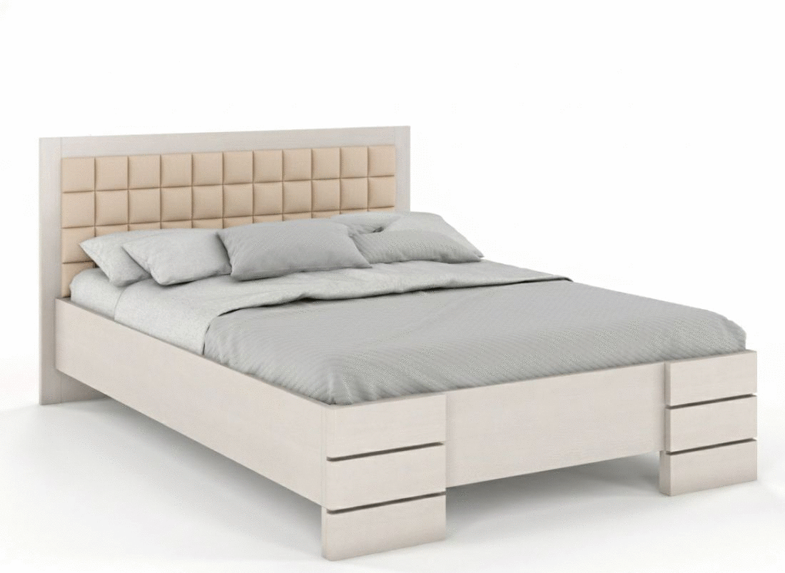 Zvýšená postel z masivu borovice Gotland