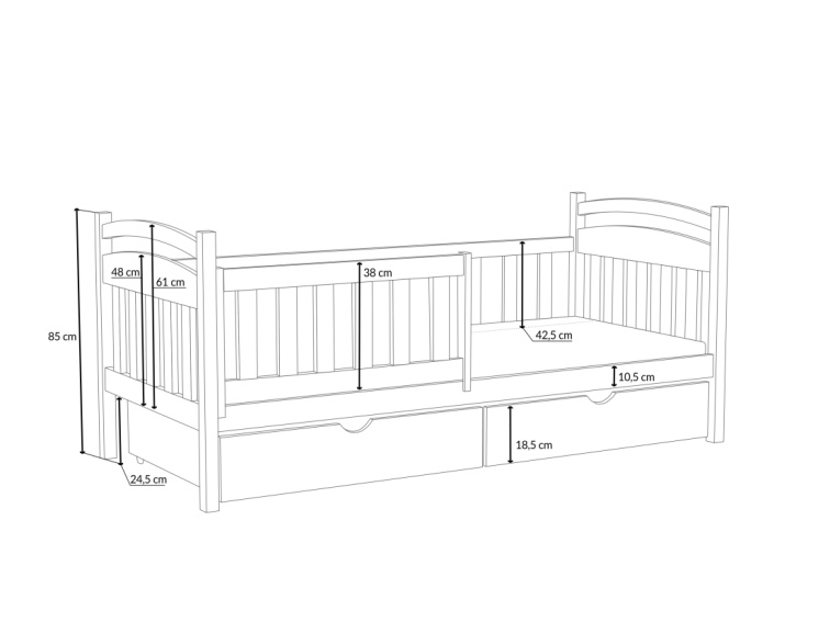 Patrová postel Aurelia