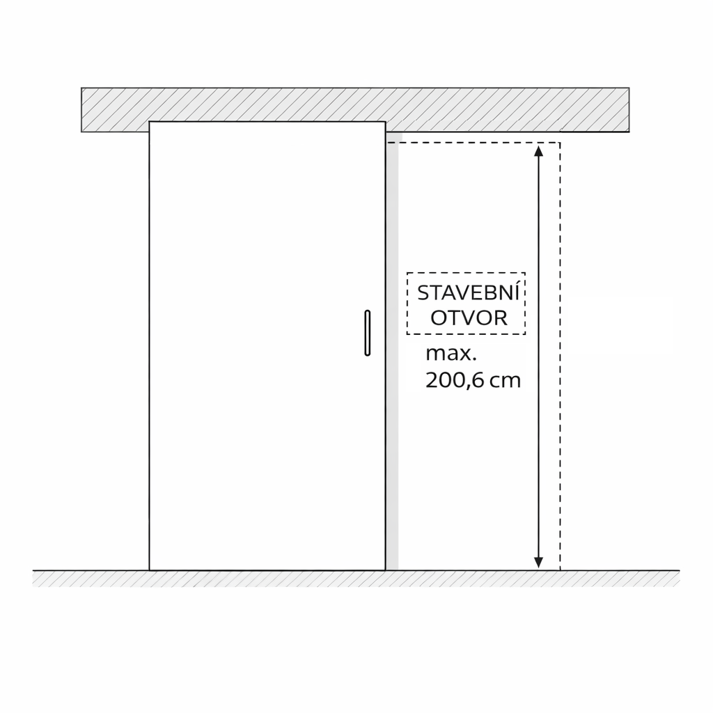 Posuvné dveře Modern I - 90 cm