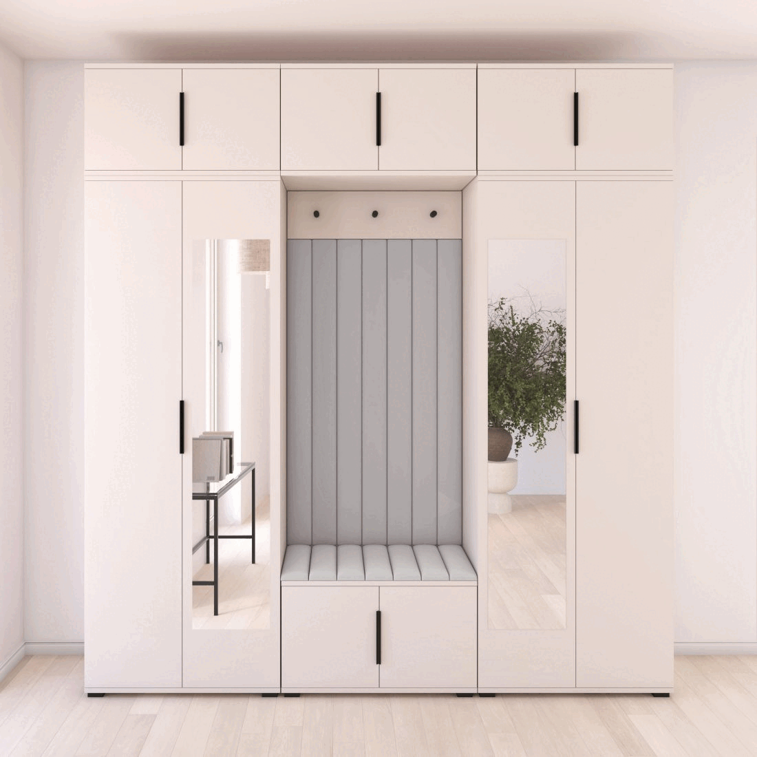 Předsíňová stěna Emi 21 - bílá