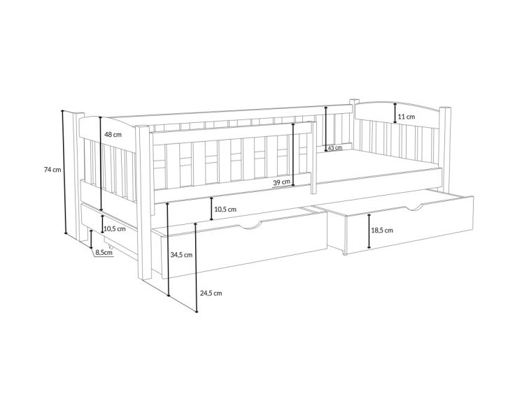 Patrová postel Aurelia