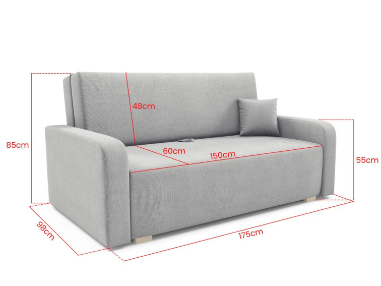 Rozkládací pohovka Ness long - Curio 93