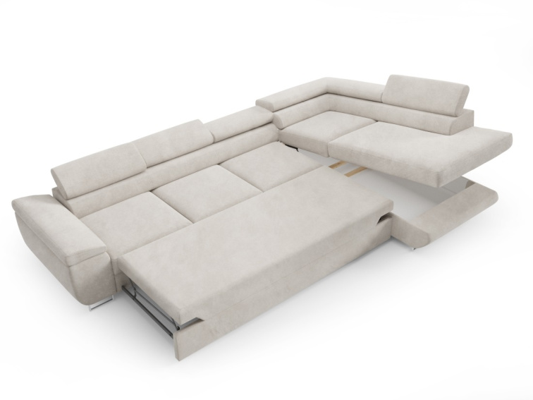 Rozkládací sedací souprava Isabella XL - Monolith 62