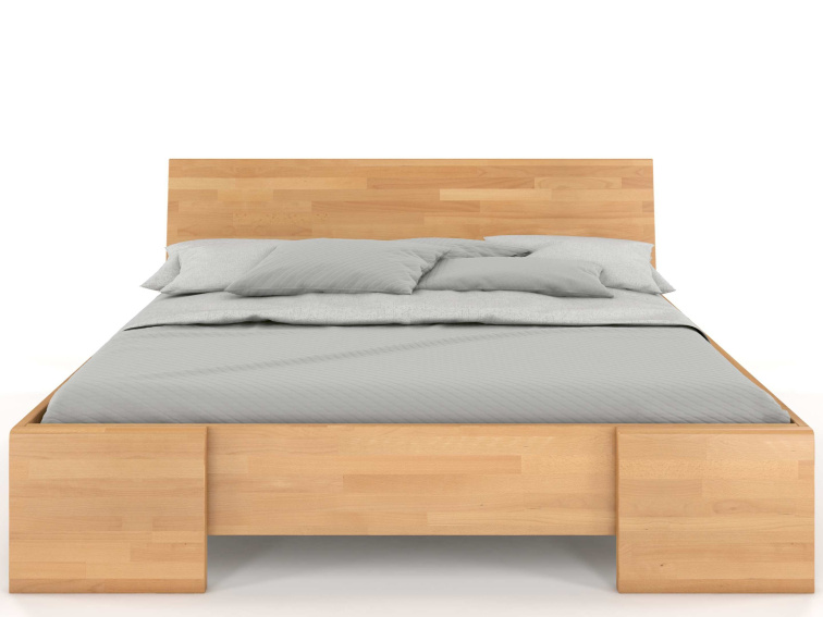 Prodloužená buková postel z masivu Hessler