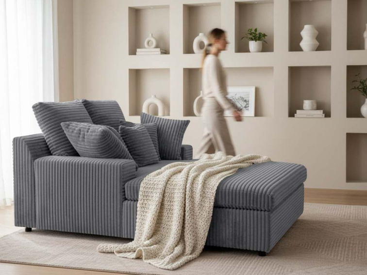 Pohovka/lenoška Lazy one - Šedá 85