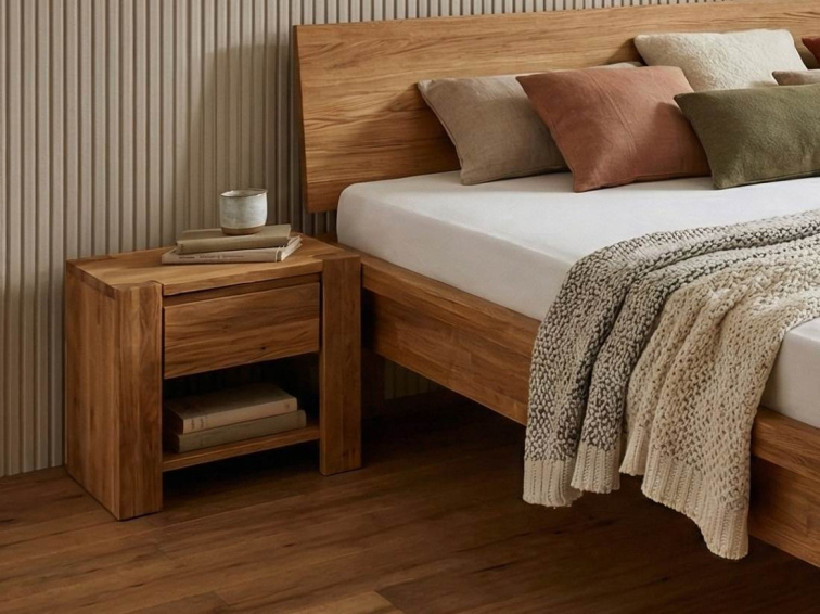 Dubová manželská postel Montana