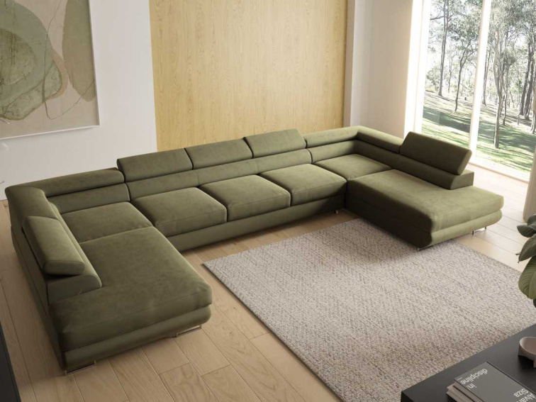 Rozkládací sedací souprava Sharon U XL - Vogue 10