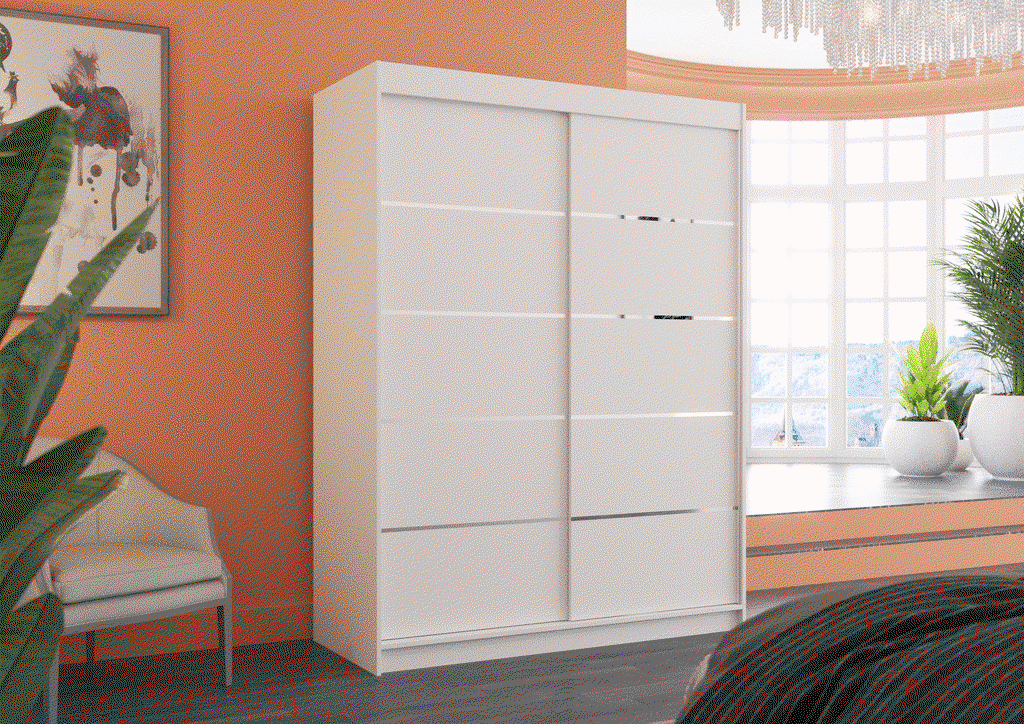 Šatní skříň s posuvnými dveřmi Riva - 150 cm
