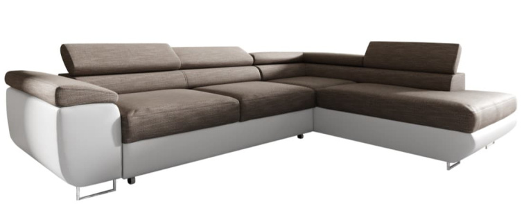 Sedací souprava Isabella - Berlin 03/Eko kůže bílá