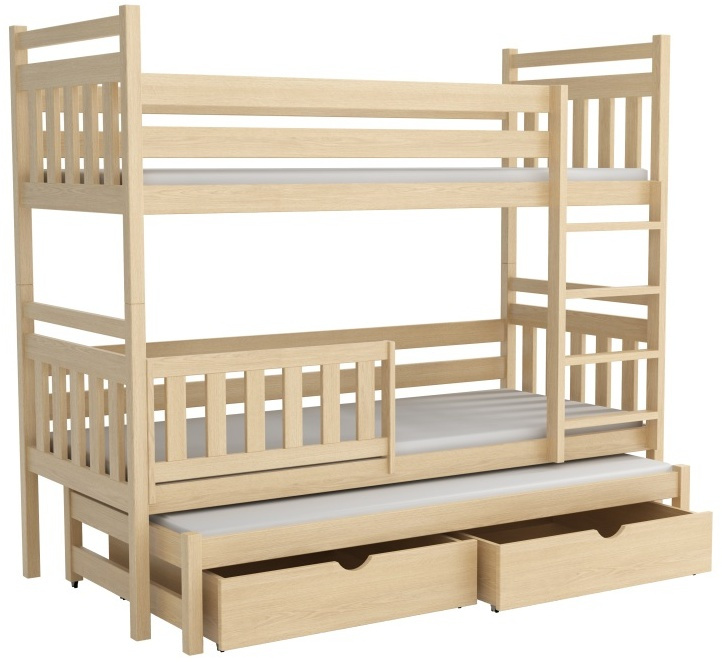 Patrová postel pro tři Pinokio