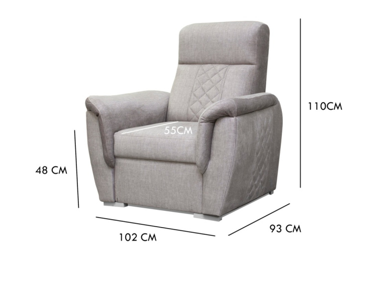 Křeslo Lazaro - Matt Velvet 99