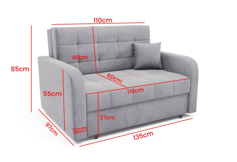 Rozkládací pohovka Evelyn 2 - Kronos 01
