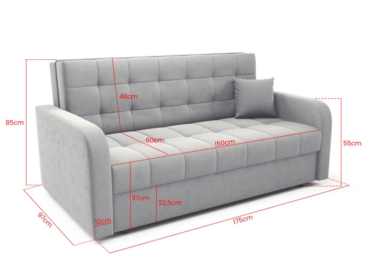 Rozkládací pohovka Evelyn 4 - Kronos 01