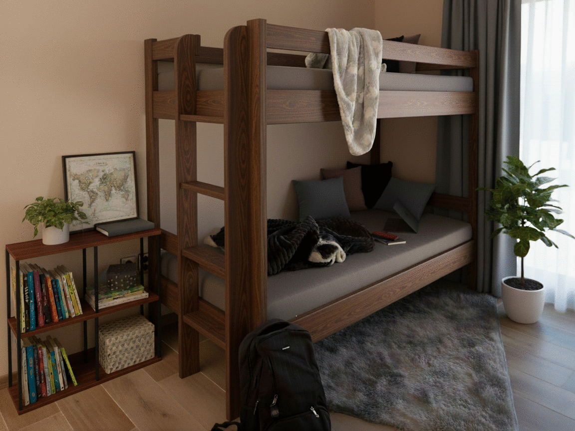 Patrová postel Max 2 - masiv borovice