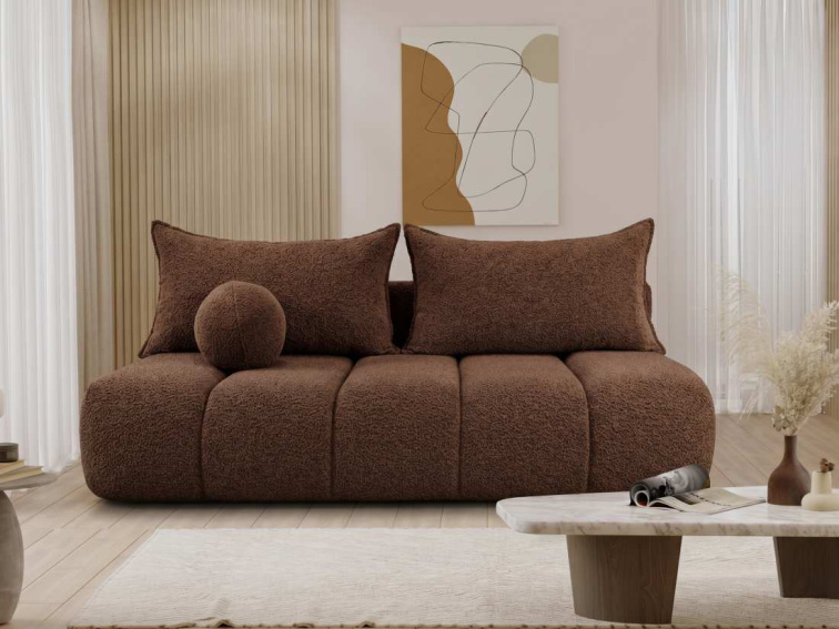 Rozkládací pohovka Imer - Hnědá 7