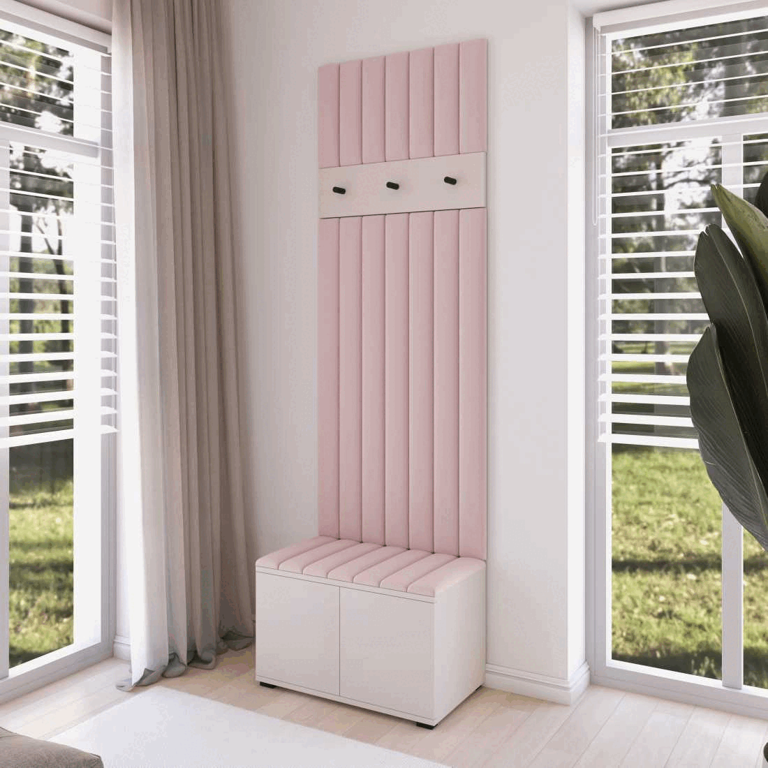 Předsíňová stěna Emi 21 - bílá