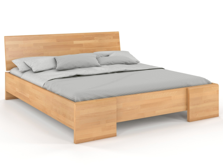 Prodloužená buková postel z masivu Hessler