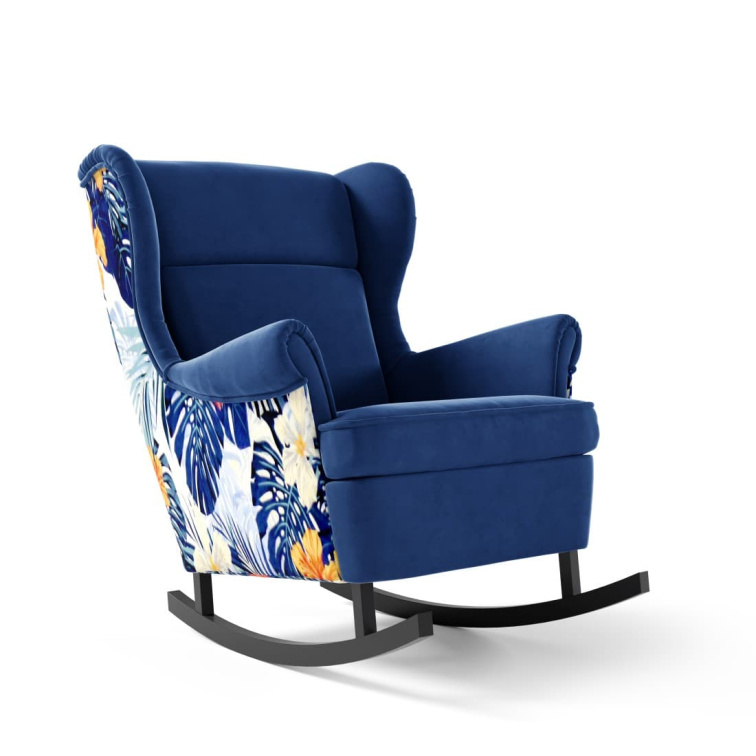 Houpací křeslo Lorenzo - Šedá