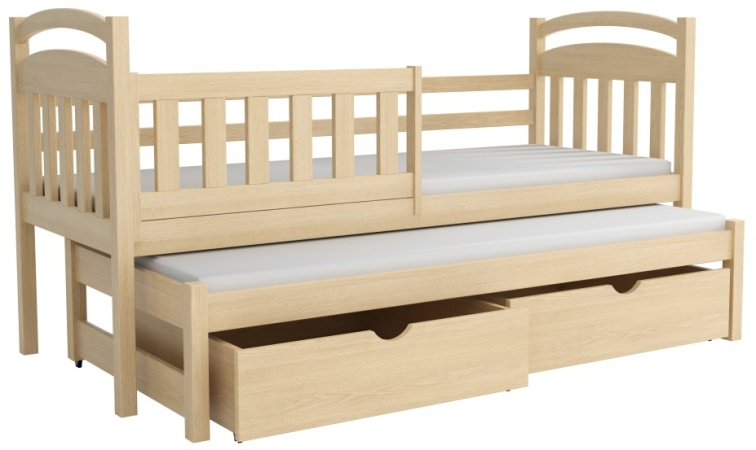 Dětská postel s přistýlkou Kubuš 2