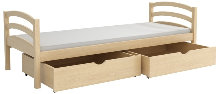 Dětská postel s úložným prostorem Tornádo