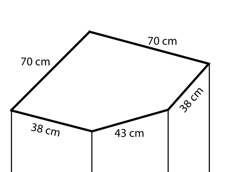 Nástavec na rohovou šatní skříň Bianco - P