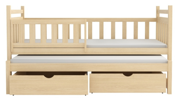 Dětská postel s přistýlkou Puchatek