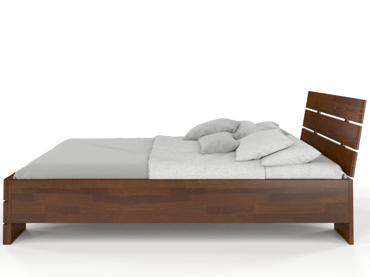 Prodloužená postel z masivu borovice Sandemo